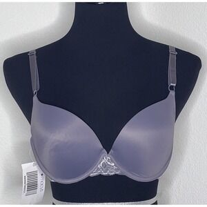 Maidenform Sz 36D Push Up Convertible Shaping Underwire T-Shirt Bra 05809 Gray